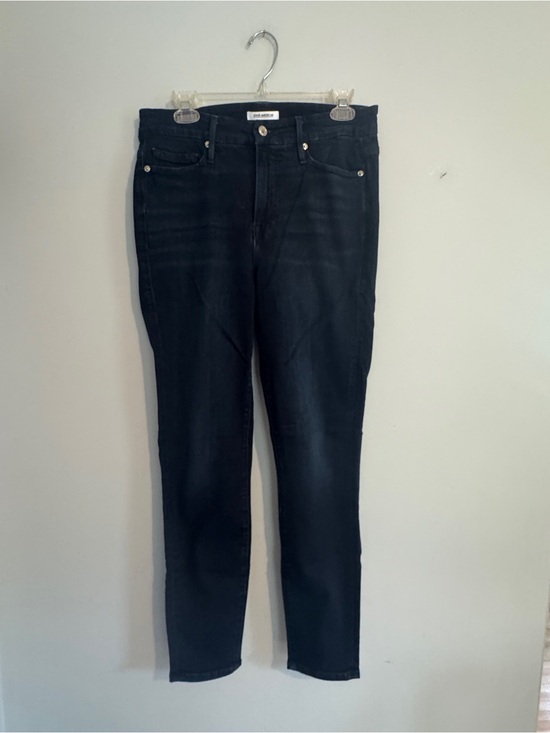 Good American Denim - Good American Good Legs High-Rise Skinny Jeans- Dark Indigo size 12